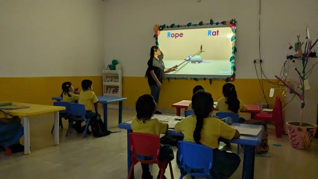 Teacher Teaching Children Preschool and Daycare